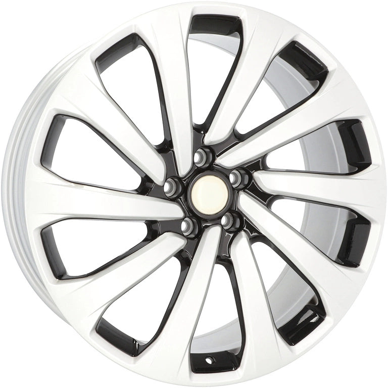 Alu kola pro Land Rover FBX191 9.5x22 5x120 ET42.5 72.6 Silver & Black | Wheelsup.cz