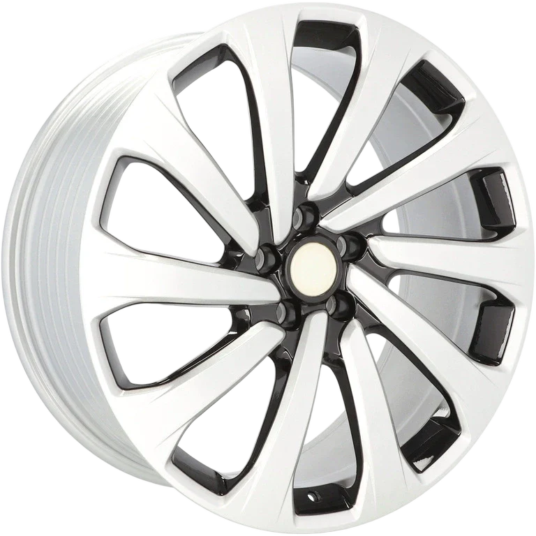 Alu kola pro Land Rover FBX191 9.5x22 5x120 ET42.5 72.6 Silver & Black | Wheelsup.cz