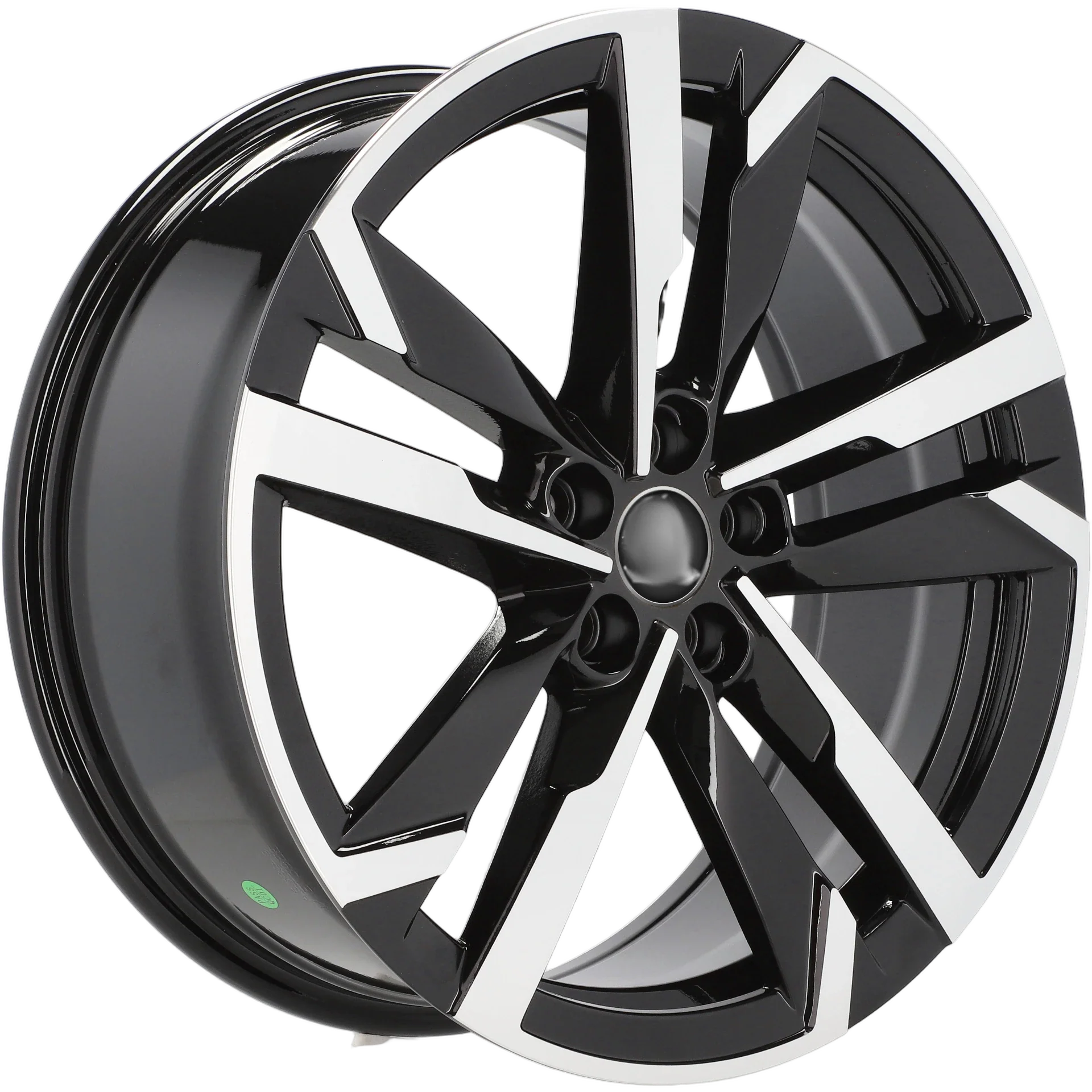 Alu kola pro Škoda FBX254 7x17 5x100 ET39 57.1 Black Polished | Wheelsup.cz