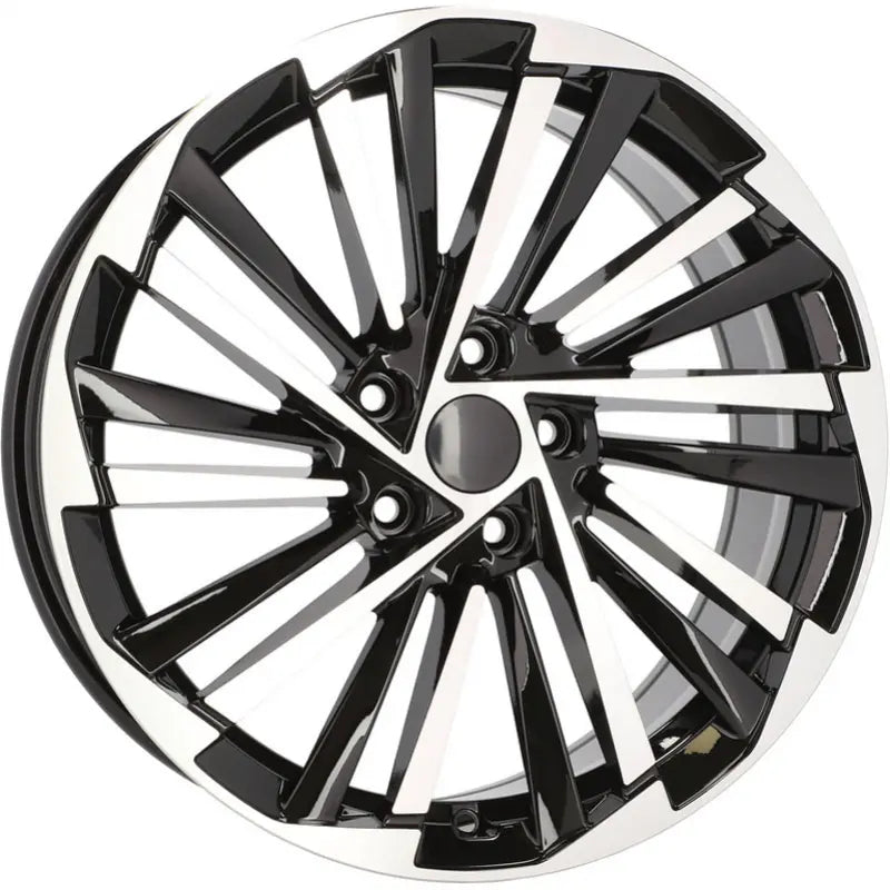 Alu kola pro Škoda FBX261 7.5x18 5x112 ET40 57.1 Black Polished | Wheelsup.cz