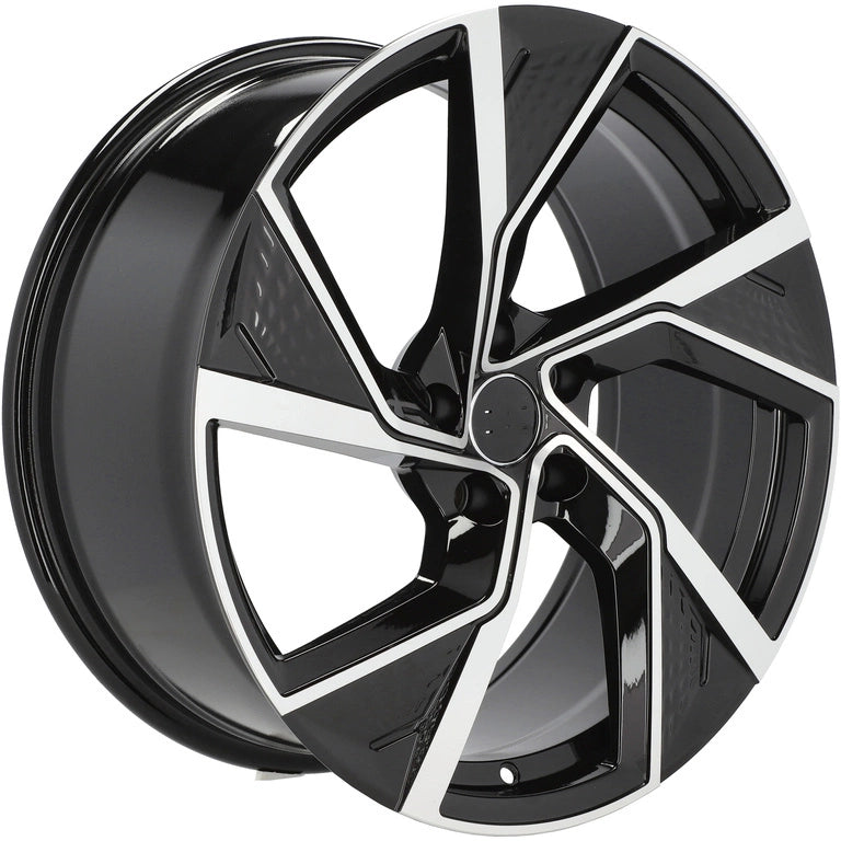 Alu kola pro Audi FBX264 8.5x19 5x112 ET35 66.6 Black Polished | Wheelsup.cz