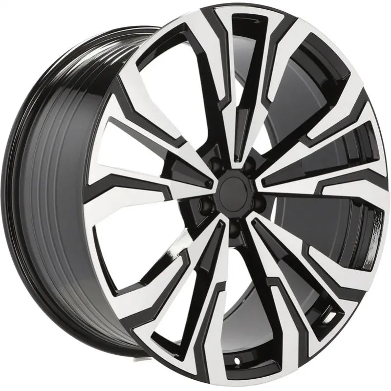 Alu kola pro BMW FBX307 9.5x22 5x112 ET32 66.6 Black Polished | Wheelsup.cz