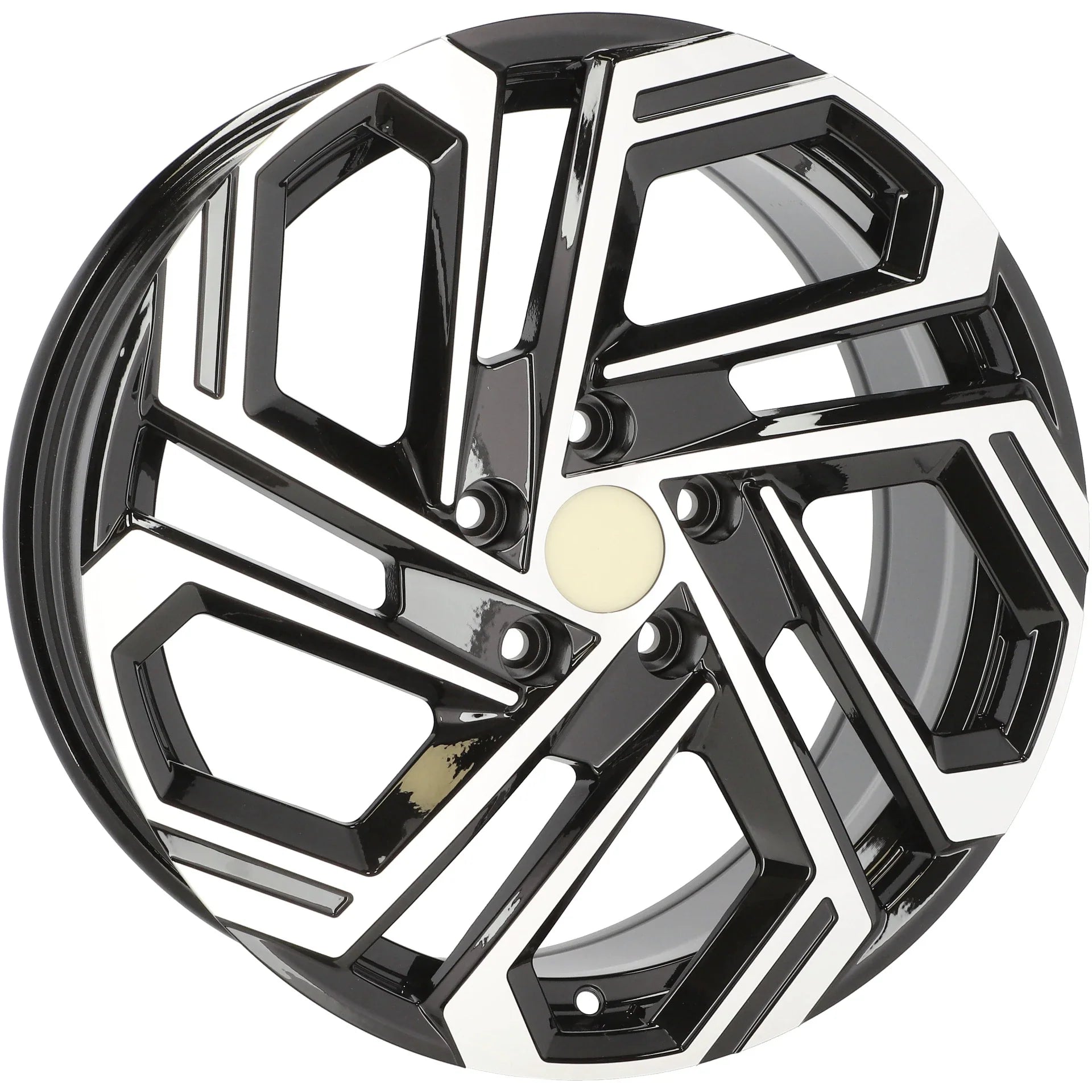 Alu kola pro Hyundai FBX345 7.5x18 5x114.3 ET51 67.1 Black Polished | Wheelsup.cz