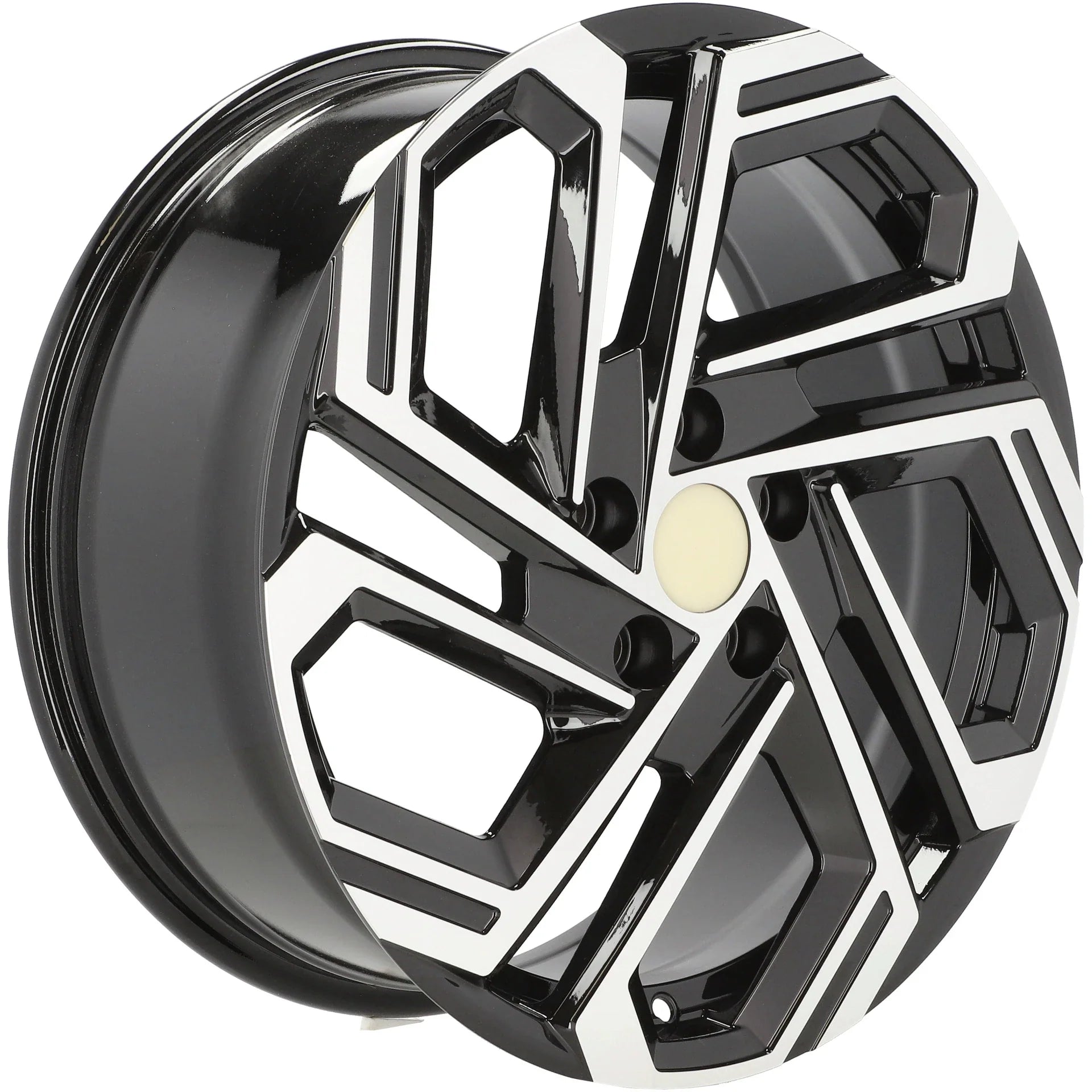 Alu kola pro Hyundai FBX345 7.5x18 5x114.3 ET51 67.1 Black Polished | Wheelsup.cz