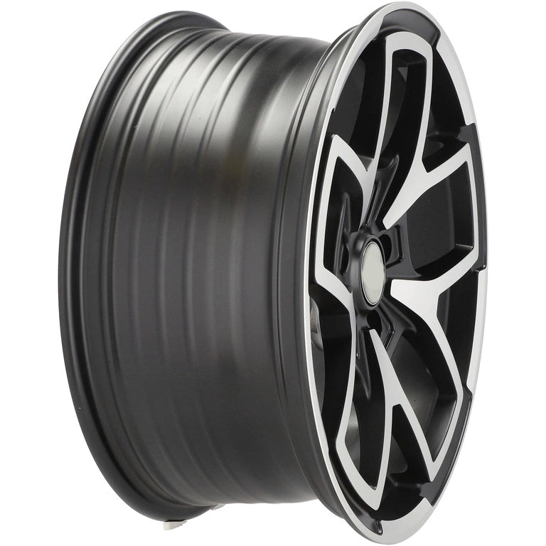Alu kola pro Jeep FBX373 8x18 5x127 ET35 71.6 Black Polished Half Matt | Wheelsup.cz
