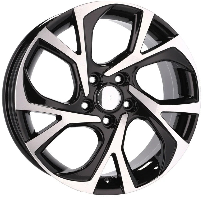 Alu kola pro Toyota FE132 7x18 5x114.3 ET50 60.1 Black Polished | Wheelsup.cz