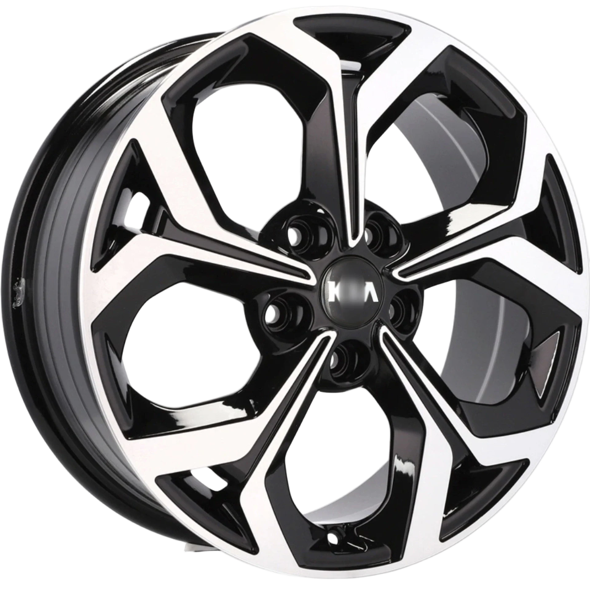 Alu kola pro Kia FE175 7x17 5x114.3 ET53 67.1 Black Polished | Wheelsup.cz