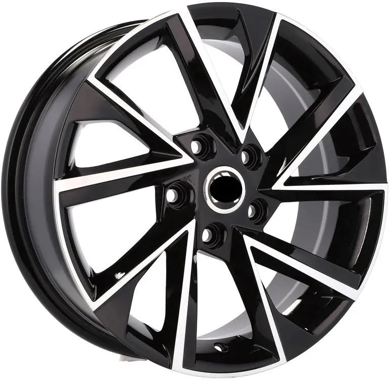 Alu kola pro Škoda FE181 8x18 5x112 ET41 57.1 Black Polished | Wheelsup.cz