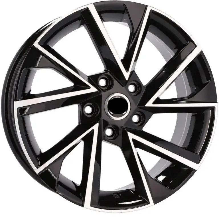 Alu kola pro Škoda FE181 8x18 5x112 ET41 57.1 Black Polished | Wheelsup.cz