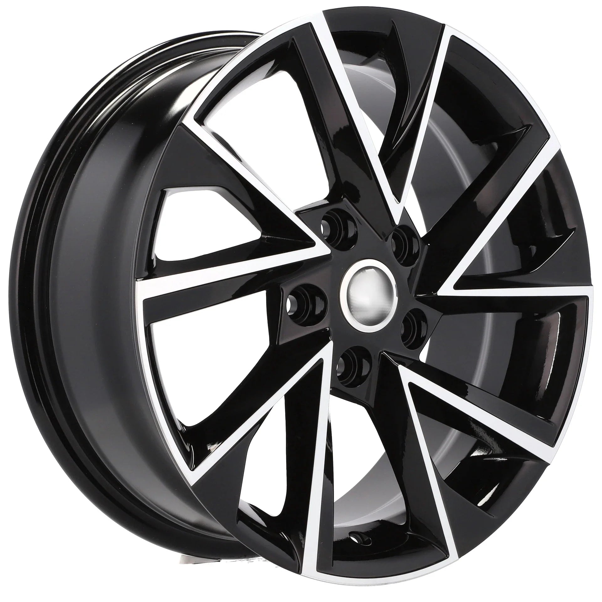 Alu kola pro Škoda FE181 8.5x20 5x112 ET38 57.1 Black Polished | Wheelsup.cz