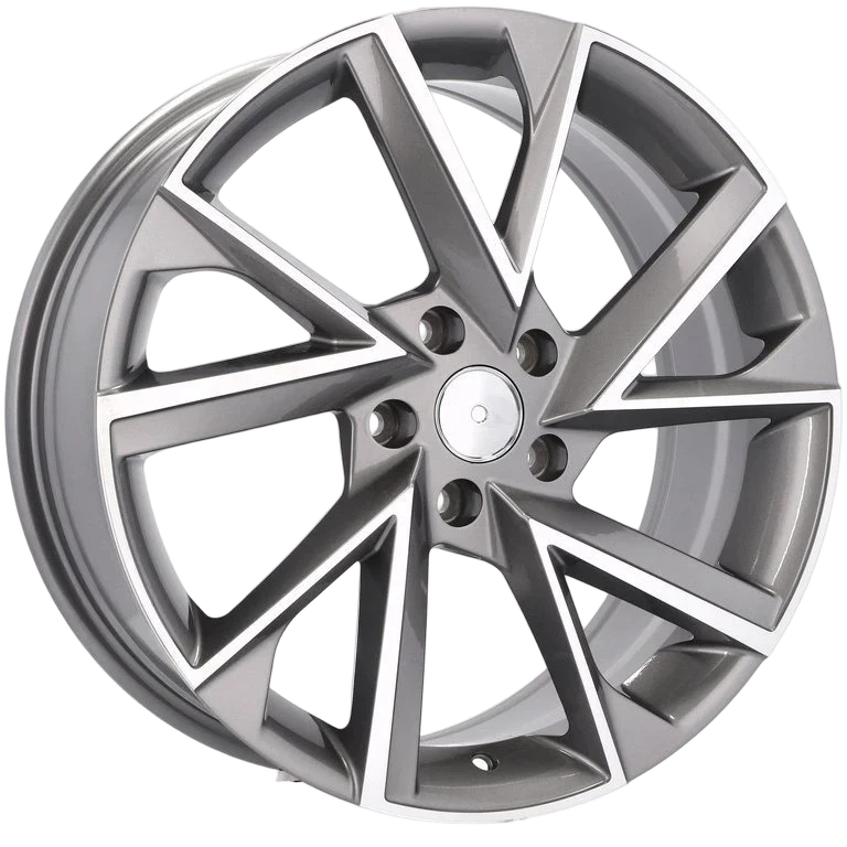 Alu kola pro Škoda FE181 7.5x18 5x112 ET43 57.1 Grey Polished | Wheelsup.cz