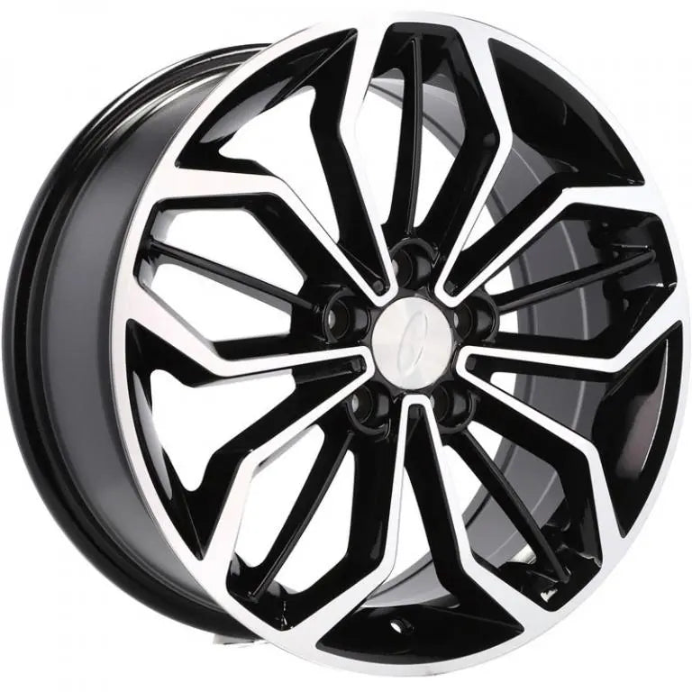 Alu kola pro Ford FE187 8x18 5x108 ET55 63.4 Black Polished | Wheelsup.cz