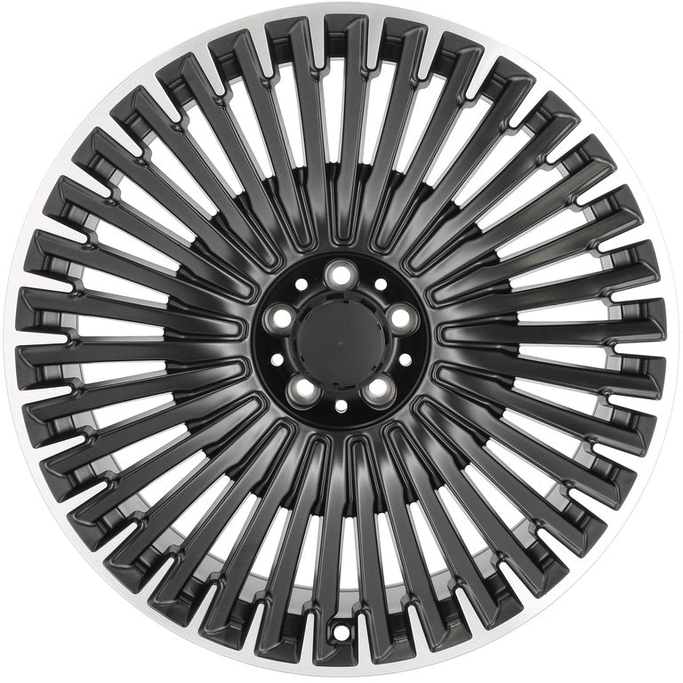 Alu kola pro Mercedes H3286F 9x21 5x112 ET30 66.6 Black Polished Half Matt | Wheelsup.cz