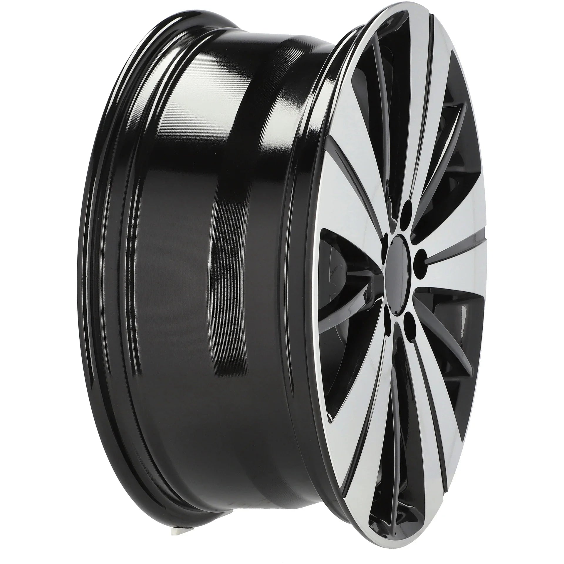 Alu kola pro Mercedes H3298F 7.5x18 5x112 ET52 66.6 Black Polished | Wheelsup.cz