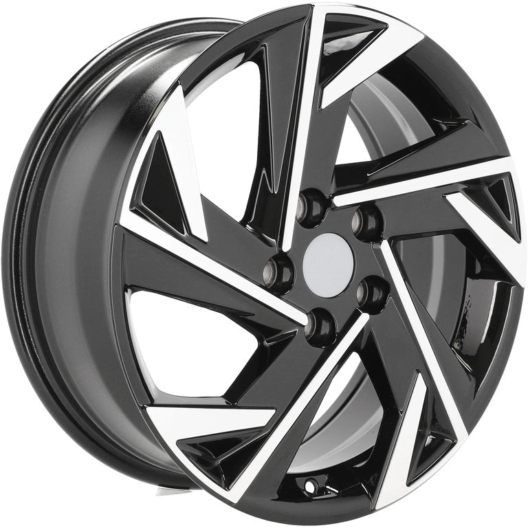 Alu kola pro Hyundai H3317F 7x17 5x114.3 ET49 67.1 Black Polished | Wheelsup.cz