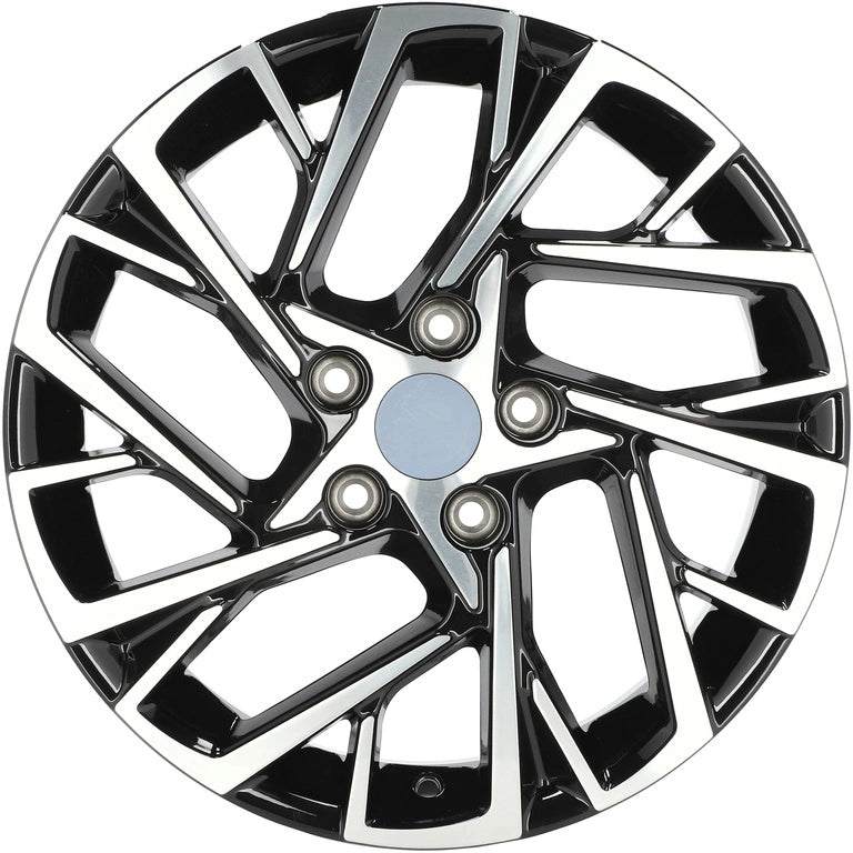 Alu kola pro Hyundai H3318F 7x17 5x114.3 ET51 67.1 Black Polished | Wheelsup.cz