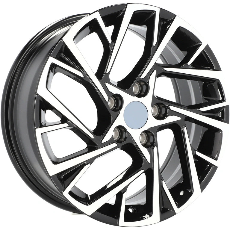 Alu kola pro Hyundai H3318F 7x17 5x114.3 ET51 67.1 Black Polished | Wheelsup.cz