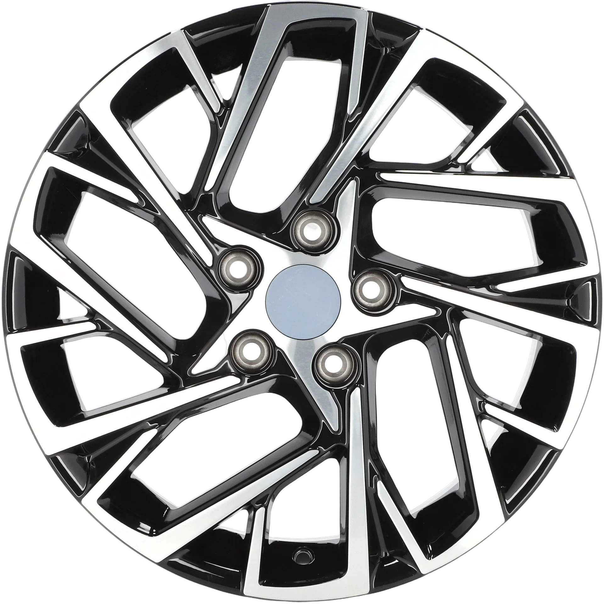 Alu kola pro Hyundai H3318F 7x17 5x114.3 ET51 67.1 Black Polished | Wheelsup.cz