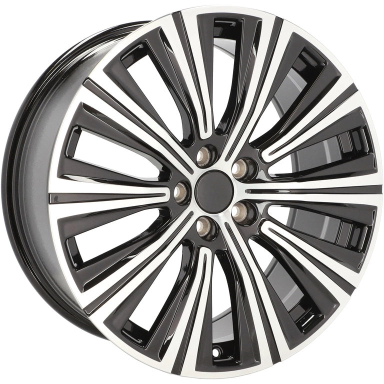 Alu kola pro Volvo H3337F 8.5x19 5x108 ET47 63.4 Black Polished | Wheelsup.cz