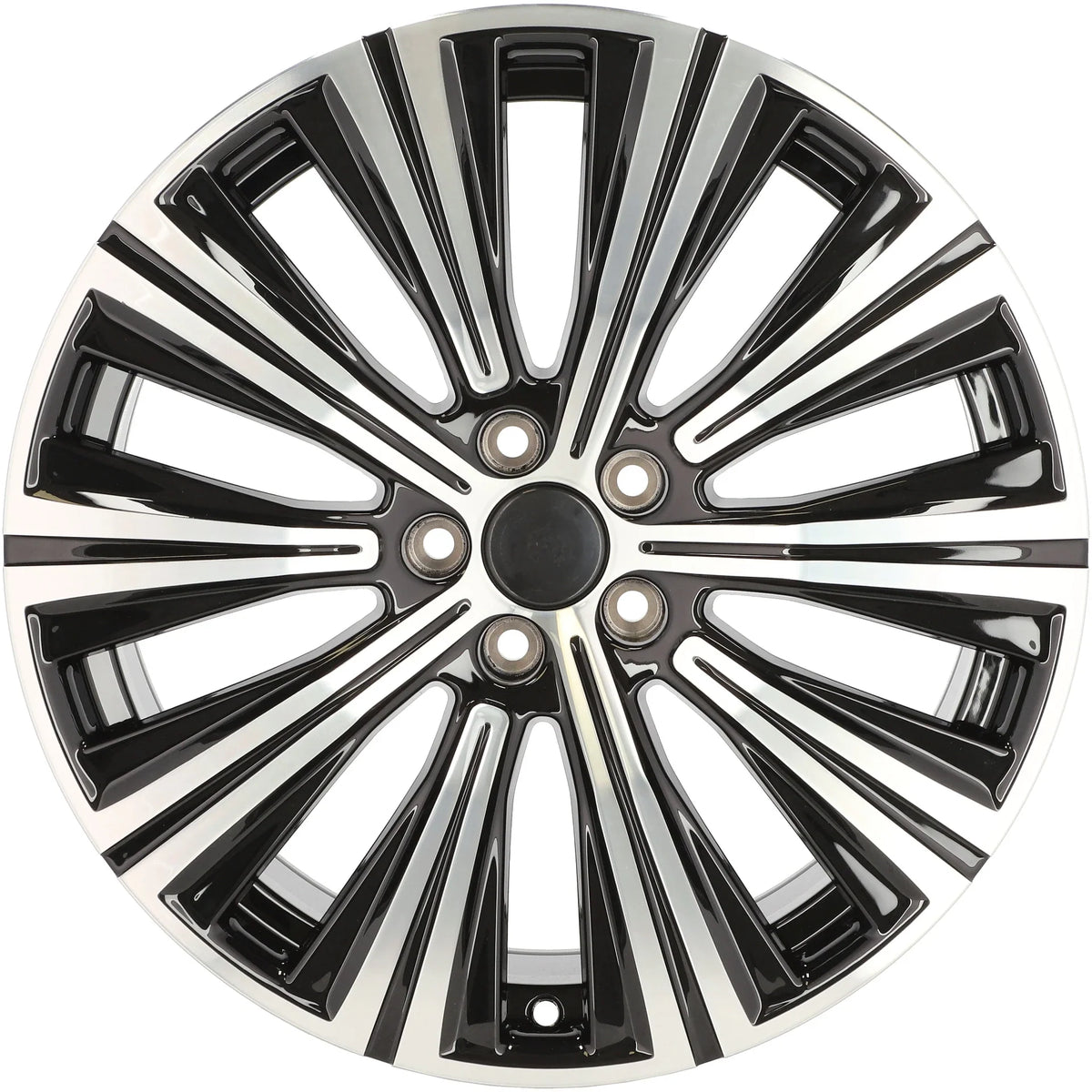 Alu kola pro Volvo H3337F 8.5x19 5x108 ET47 63.4 Black Polished | Wheelsup.cz