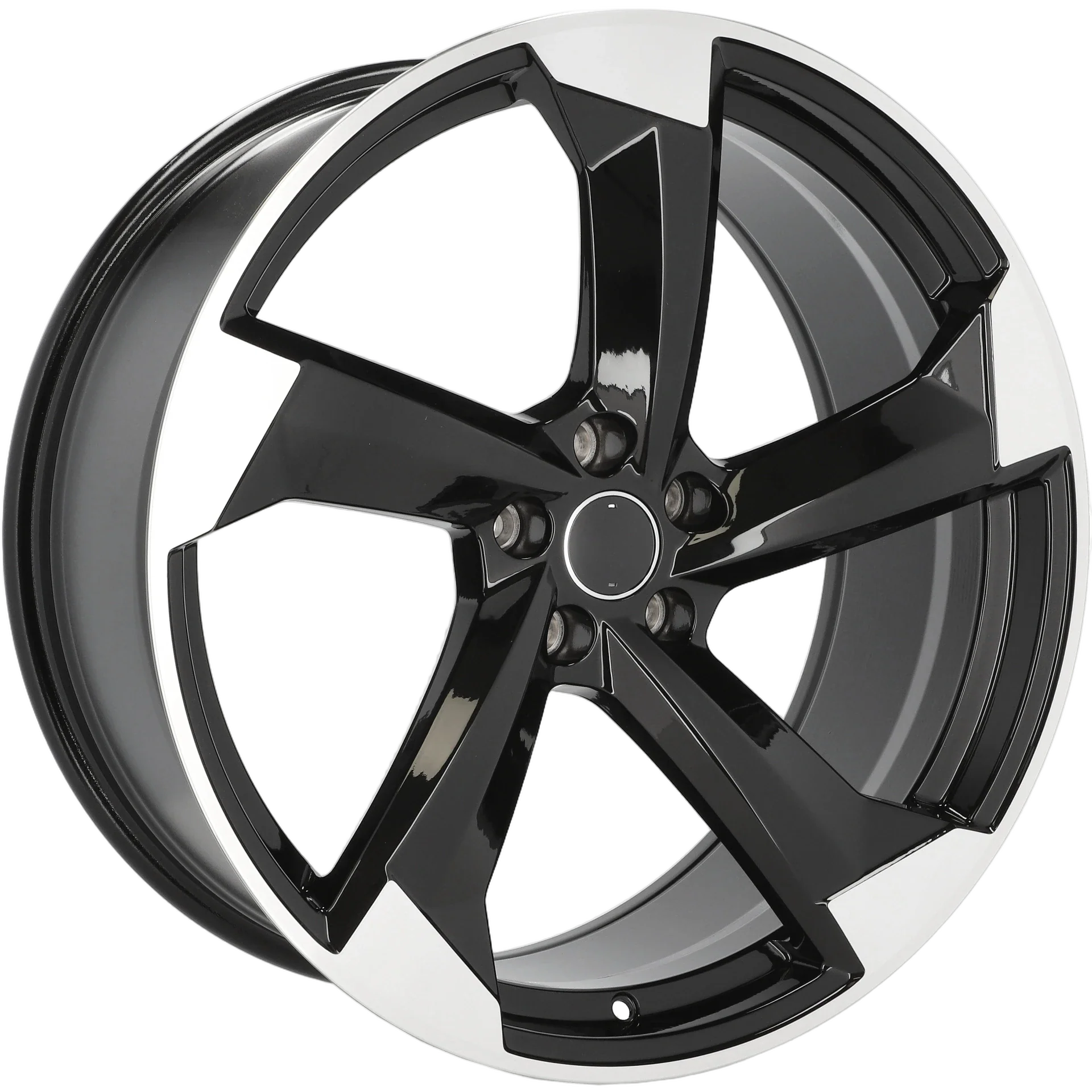 Alu kola pro Audi H3388F 8.5x19 5x112 ET35 66.6 Black Polished | Wheelsup.cz