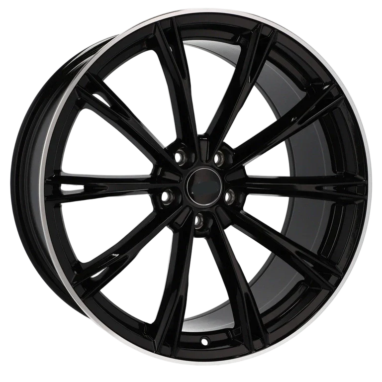 Alu kola pro Audi H5060 8.5x19 5x112 ET32 66.6 Black & Polished Lip | Wheelsup.cz