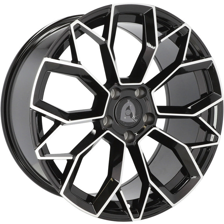 Alu kola pro Porsche H5083 10x21 5x130 ET50 71.6 Black Polished