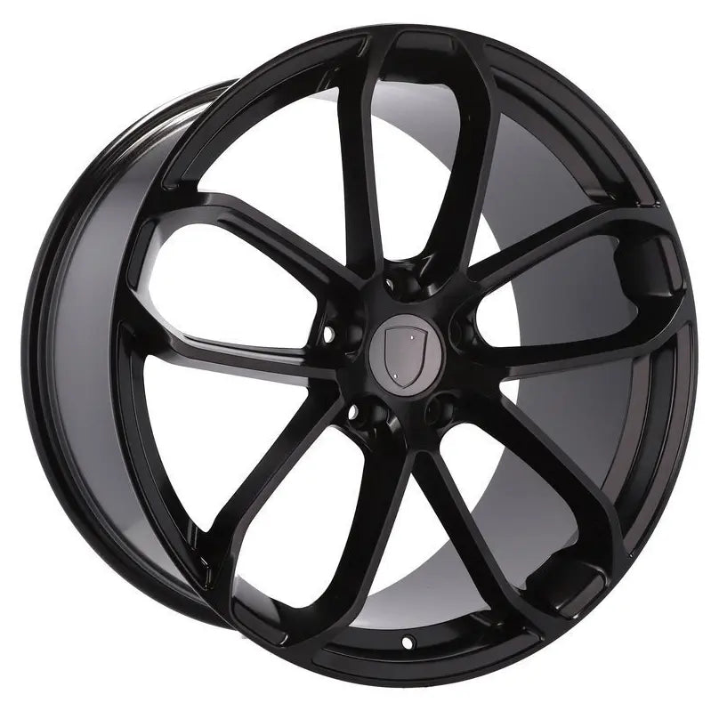Alu kola pro Porsche H5084 9x20 5x130 ET50 71.6 Black Half Matt | Wheelsup.cz