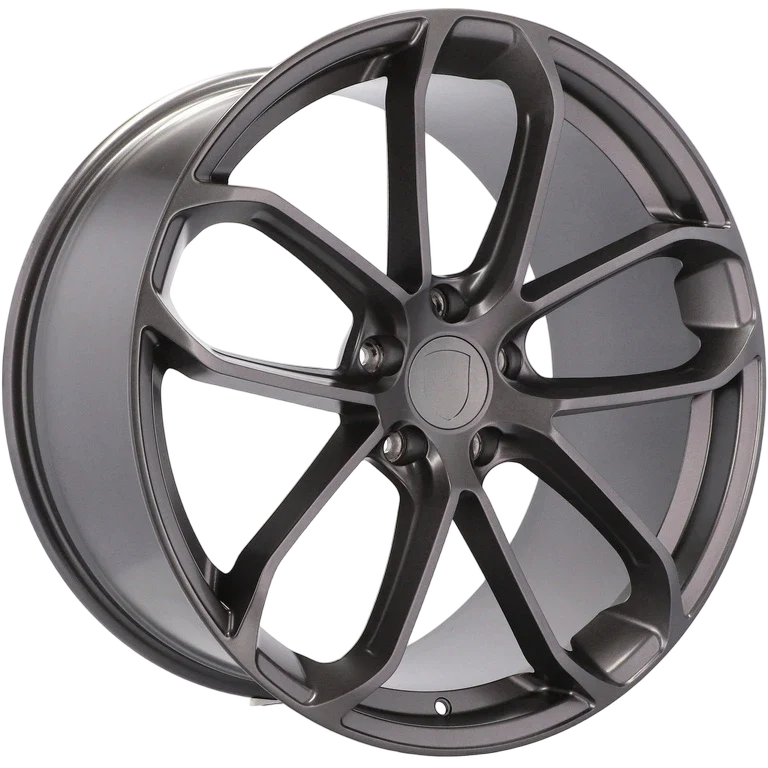 Alu kola pro Porsche H5084 9.5x21 5x130 ET46 71.6 Gun Metal Half Matt
