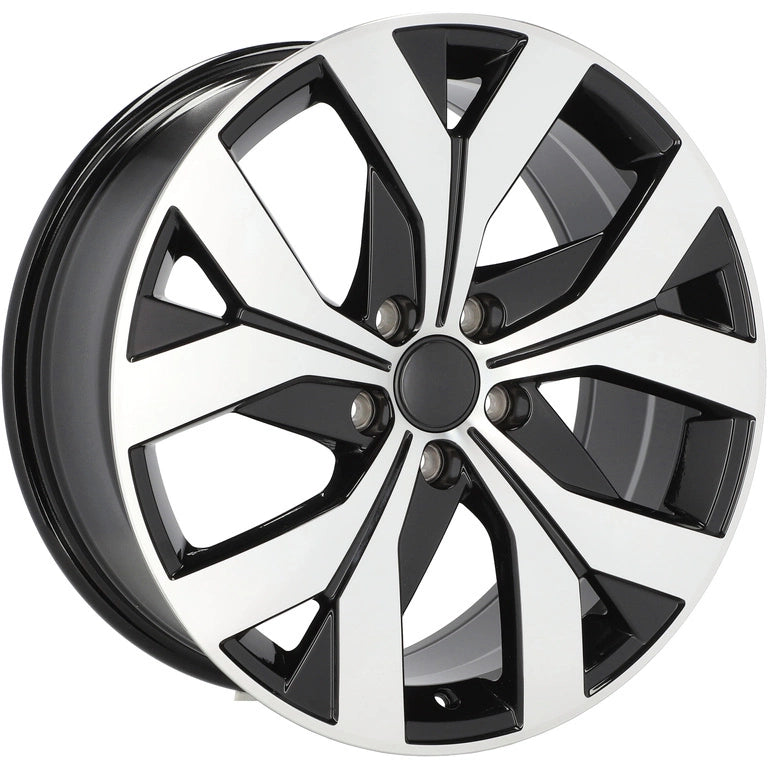 Alu kola pro Volkswagen H617F 8x18 5x112 ET44 57.1 Black Polished | Wheelsup.cz