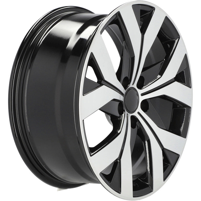 Alu kola pro Volkswagen H617F 8x18 5x112 ET44 57.1 Black Polished | Wheelsup.cz