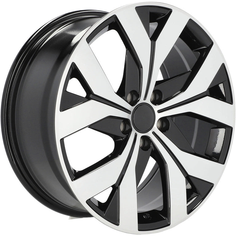 Alu kola pro Volkswagen H617F 8x18 5x112 ET44 57.1 Black Polished | Wheelsup.cz