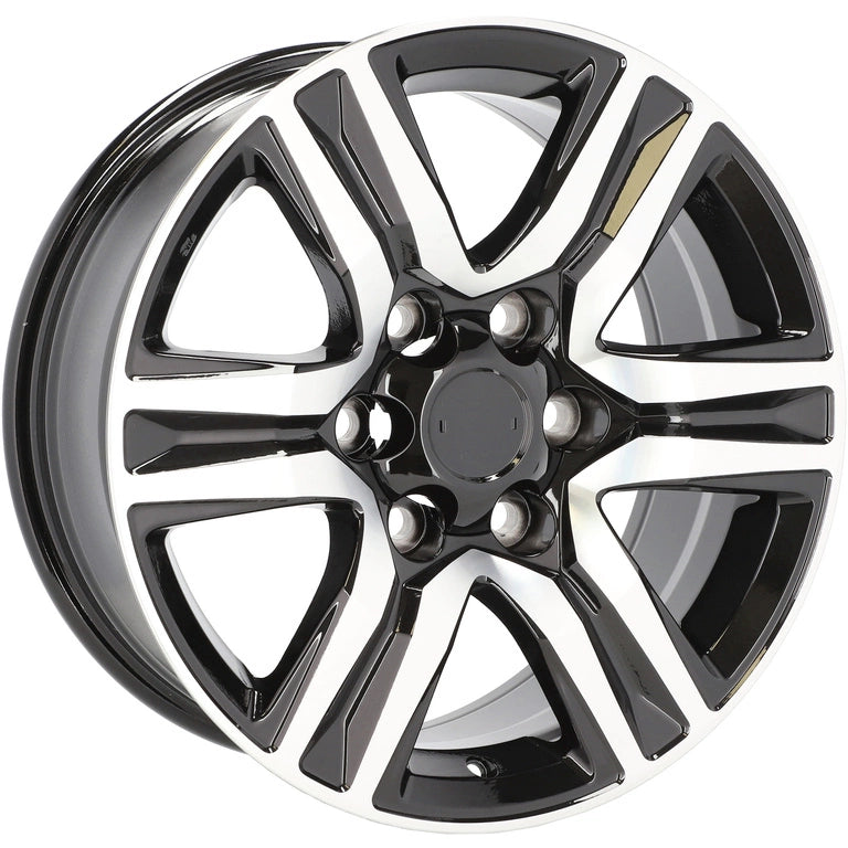Alu kola pro Toyota H718F 7.5x17 6x139.7 ET25 106.1 Black Polished | Wheelsup.cz