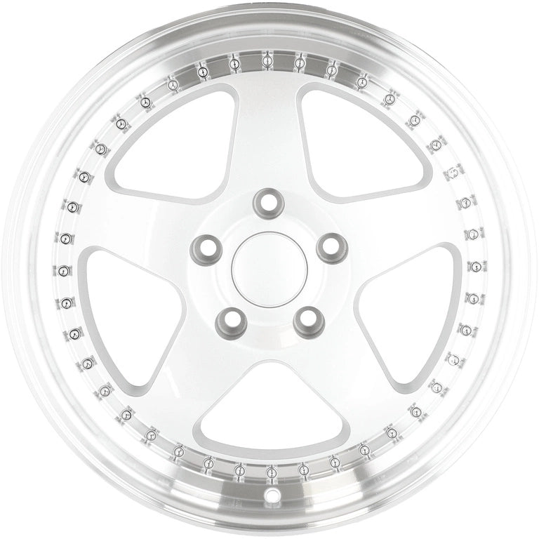 Alu kola pro BMW HE750 8x17 5x120 ET34 72.6 Silver & Polished Lip | Wheelsup.cz