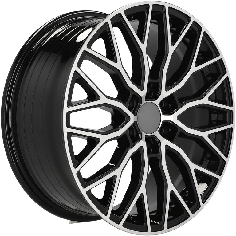 Alu kola pro Ford HF2125 8x18 6x120 ET50 Black Polished | Wheelsup.cz