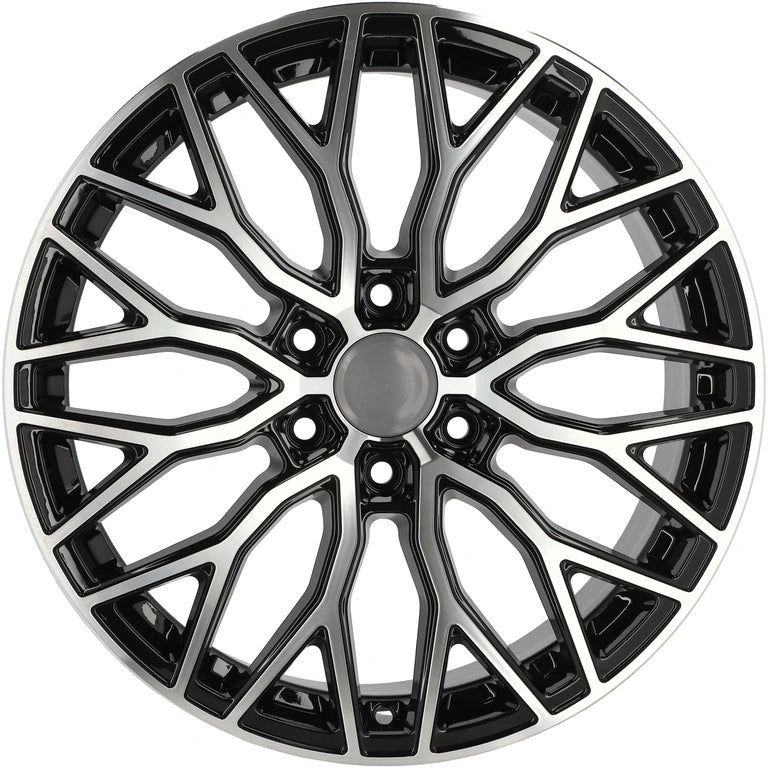 Alu kola pro Ford HF2125 8x18 6x120 ET50 Black Polished | Wheelsup.cz