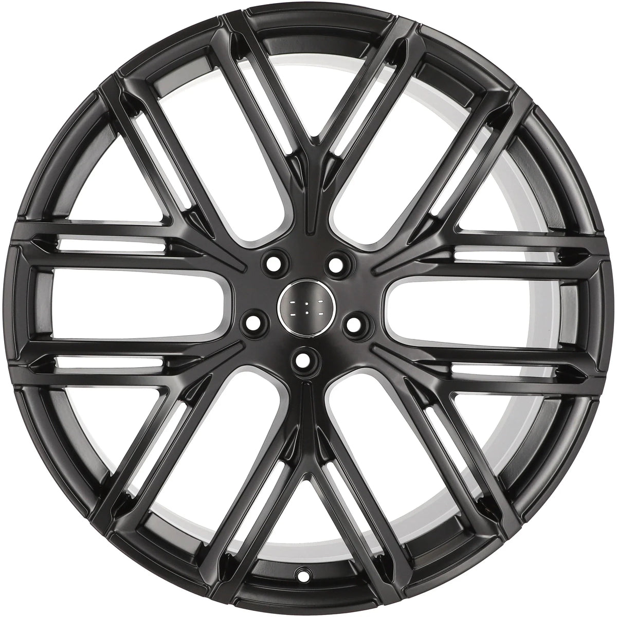 Alu kola pro Audi HF736 10x22 5x112 ET18 66.6 Black Half Matt | Wheelsup.cz