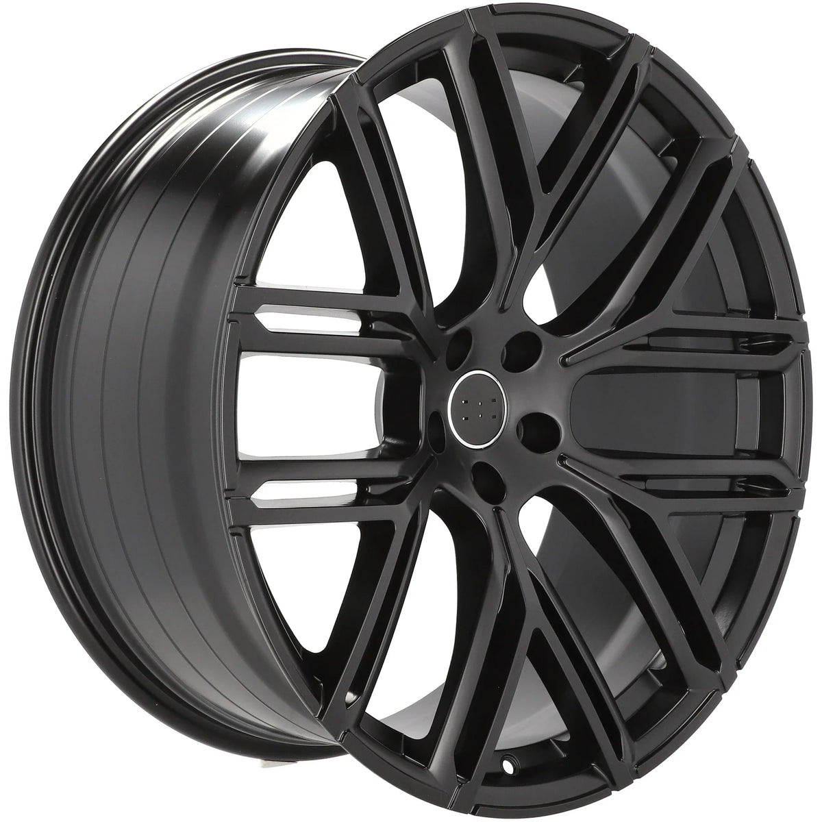 Alu kola pro Audi HF736 10x22 5x112 ET18 66.6 Black Half Matt | Wheelsup.cz