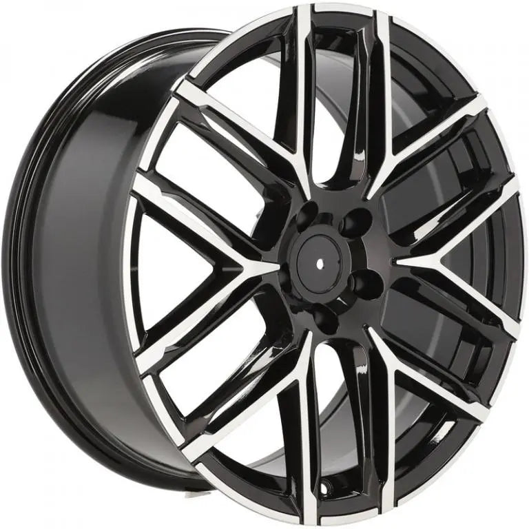 Alu kola pro Audi HF736 8.5x19 5x112 ET38 66.6 Black Polished | Wheelsup.cz