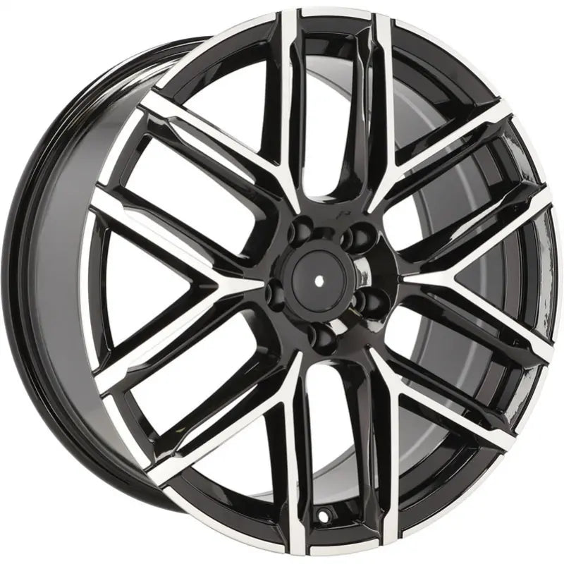 Alu kola pro Audi HF736 8.5x19 5x112 ET38 66.6 Black Polished | Wheelsup.cz