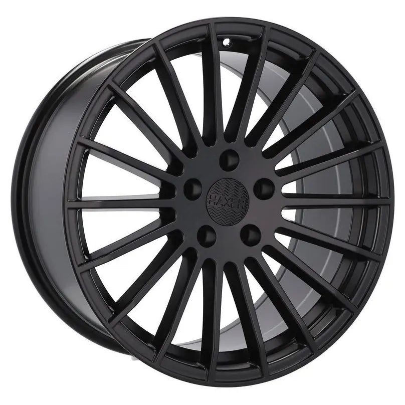 Alu kola HAXER HX010 9x22 5x112 ET29 66.6 Black Half Matt | Wheelsup.cz