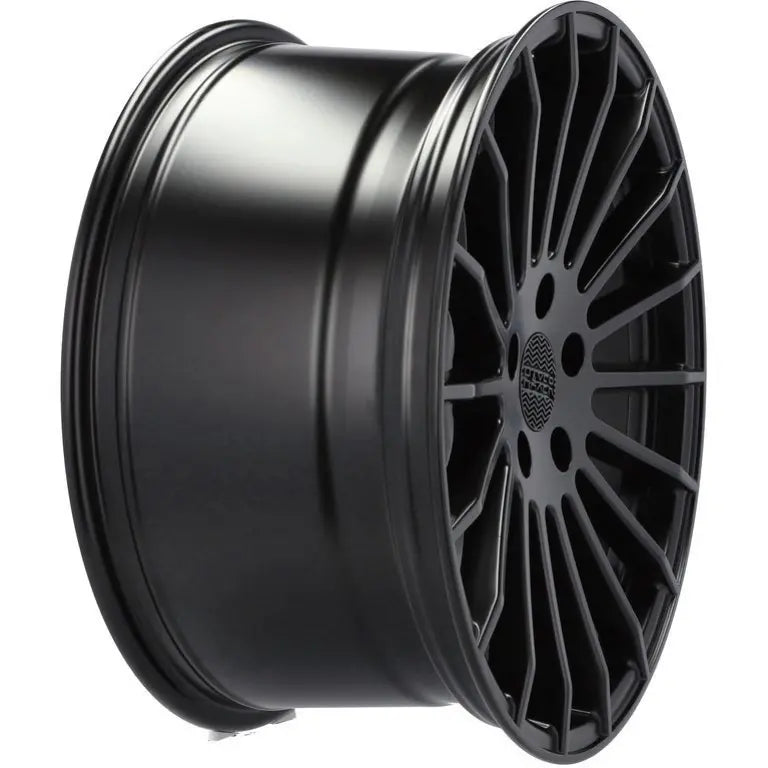 Alu kola HAXER HX010 9x22 5x112 ET29 66.6 Black Half Matt | Wheelsup.cz