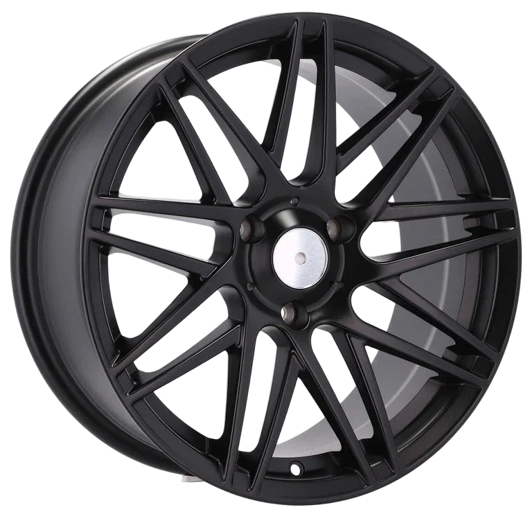 Alu kola pro Smart HX013 5.5x16 3x112 ET30 57.1 Black Half Matt | Wheelsup.cz