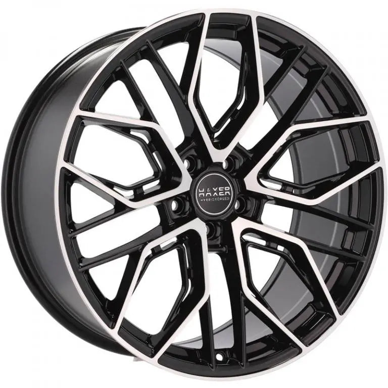 Alu kola HAXER HX015F 9x20 5x112 ET30 66.6 Black Polished | Wheelsup.cz