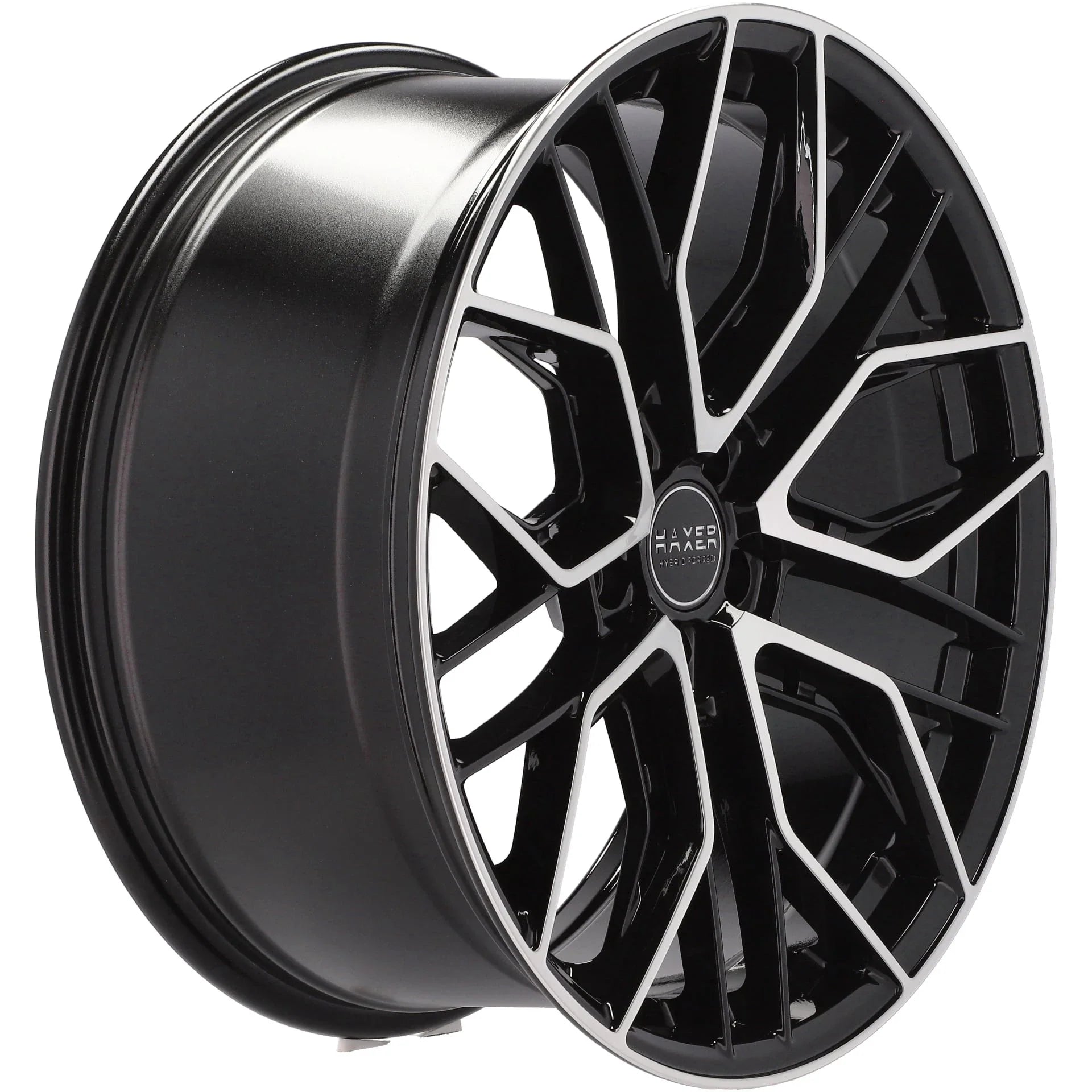 Alu kola HAXER HX015F 10.5x22 5x112 ET20 66.6 Black Polished | Wheelsup.cz