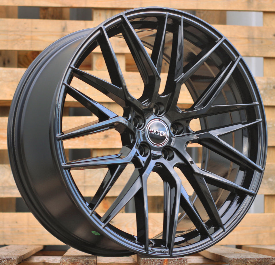 Alu kola HAXER HX035 8x18 5x114.3 ET40 73.1 Black | Wheelsup.cz