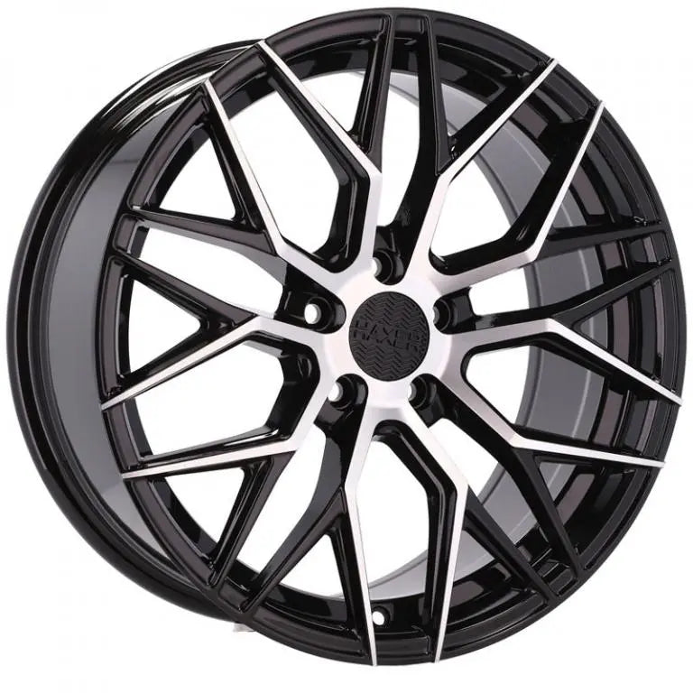 Alu kola HAXER HX035 8x18 5x112 ET40 66.6 Black Polished | Wheelsup.cz