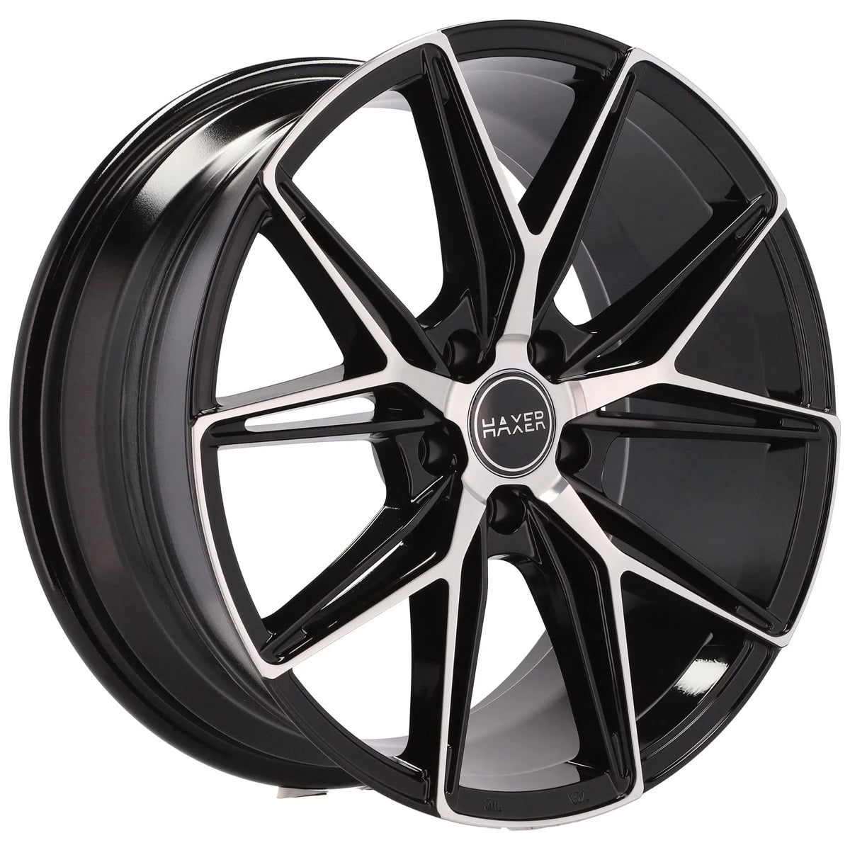 Alu kola HAXER HX043 8x18 5x120 ET40 72.6 Black Polished