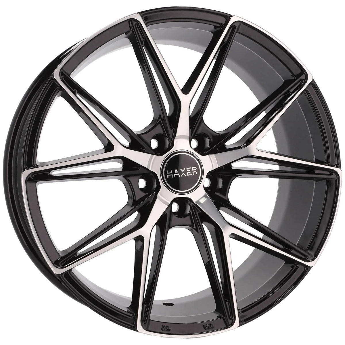Alu kola HAXER HX043 8x18 5x120 ET40 72.6 Black Polished | Wheelsup.cz