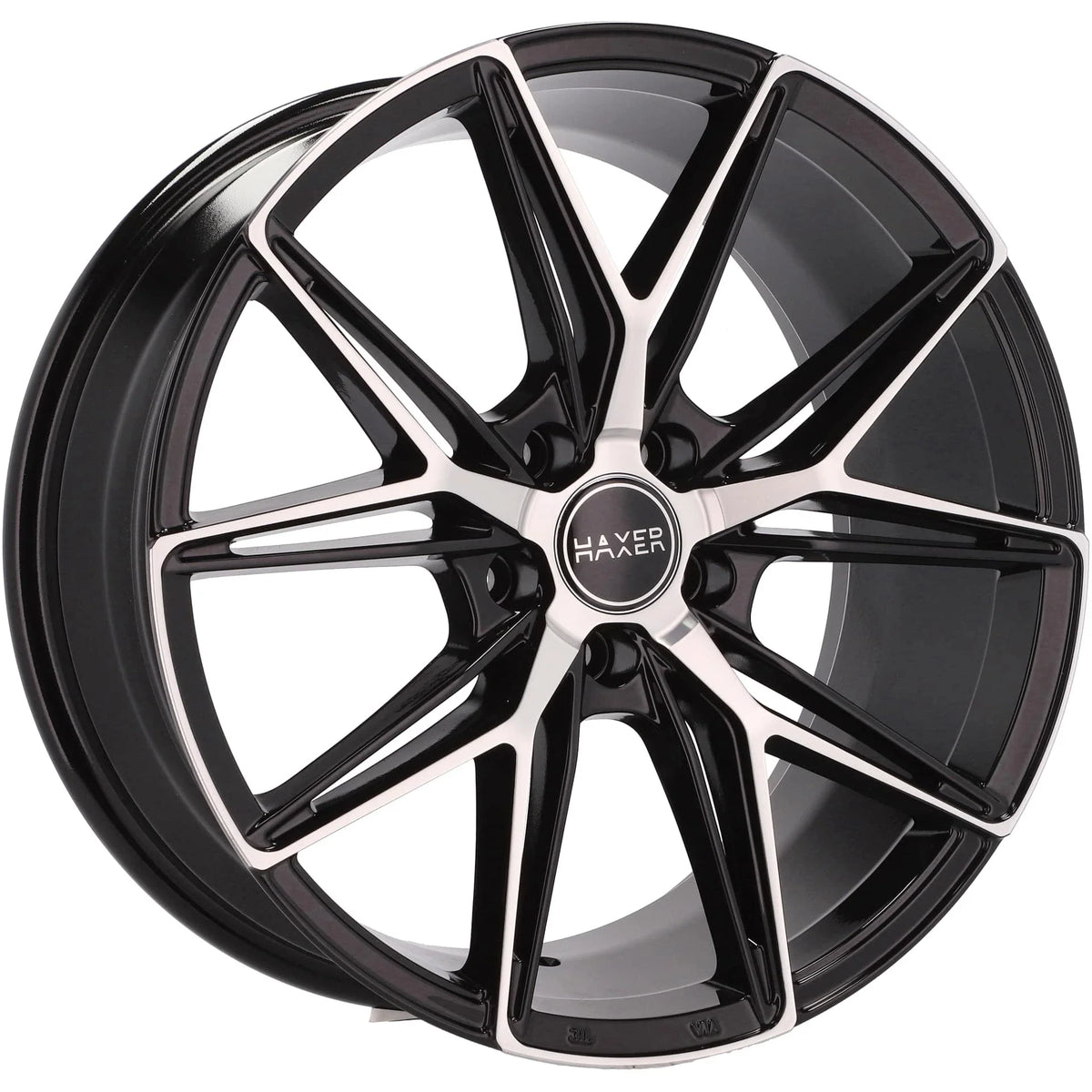 Alu kola HAXER HX043 8x18 5x120 ET40 72.6 Black Polished | Wheelsup.cz